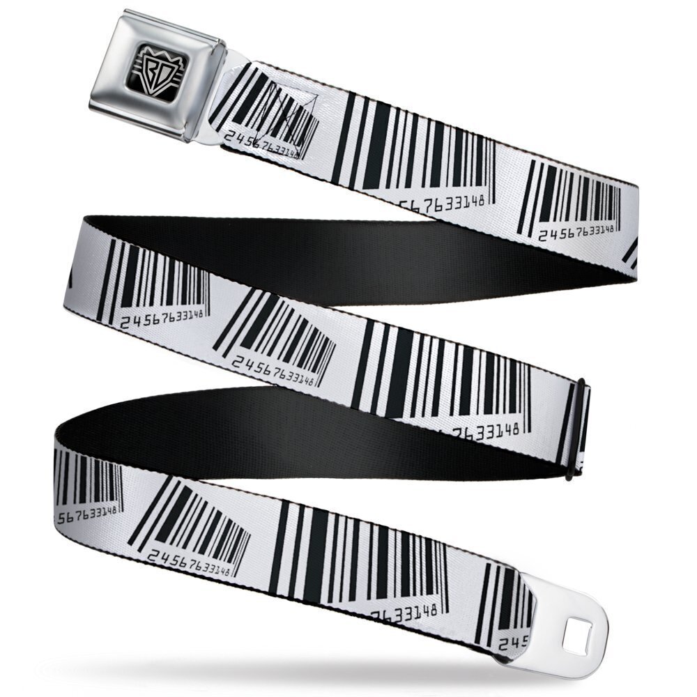 8764 Seatbelt Belt - Barcode - 1.0" Wide - 20-36 Inches in Length
